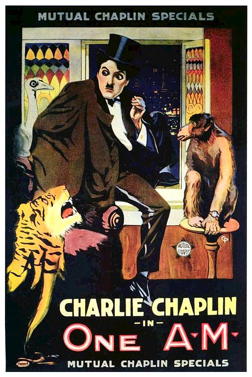 Charlie Chaplin’s “One A.M.”- 1916