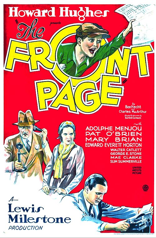 The Front Page- 1931