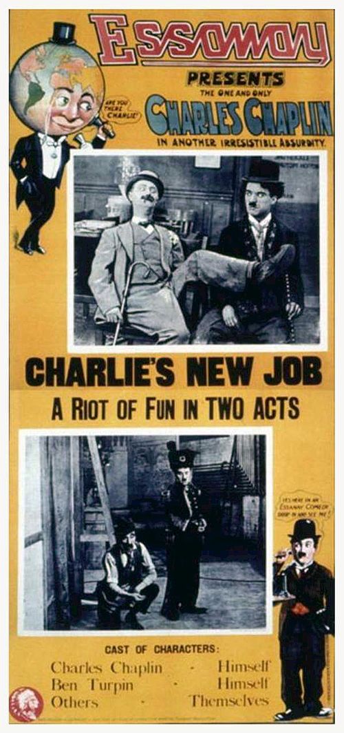 Charlie Chaplin’s “His New Job”- 1915