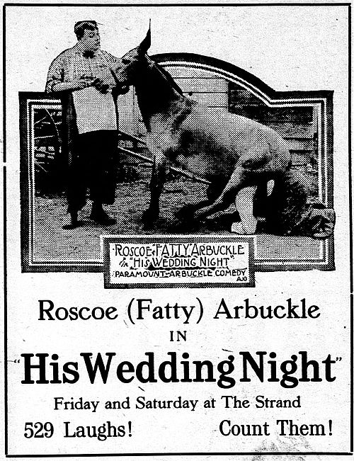 His Wedding Night- 1917