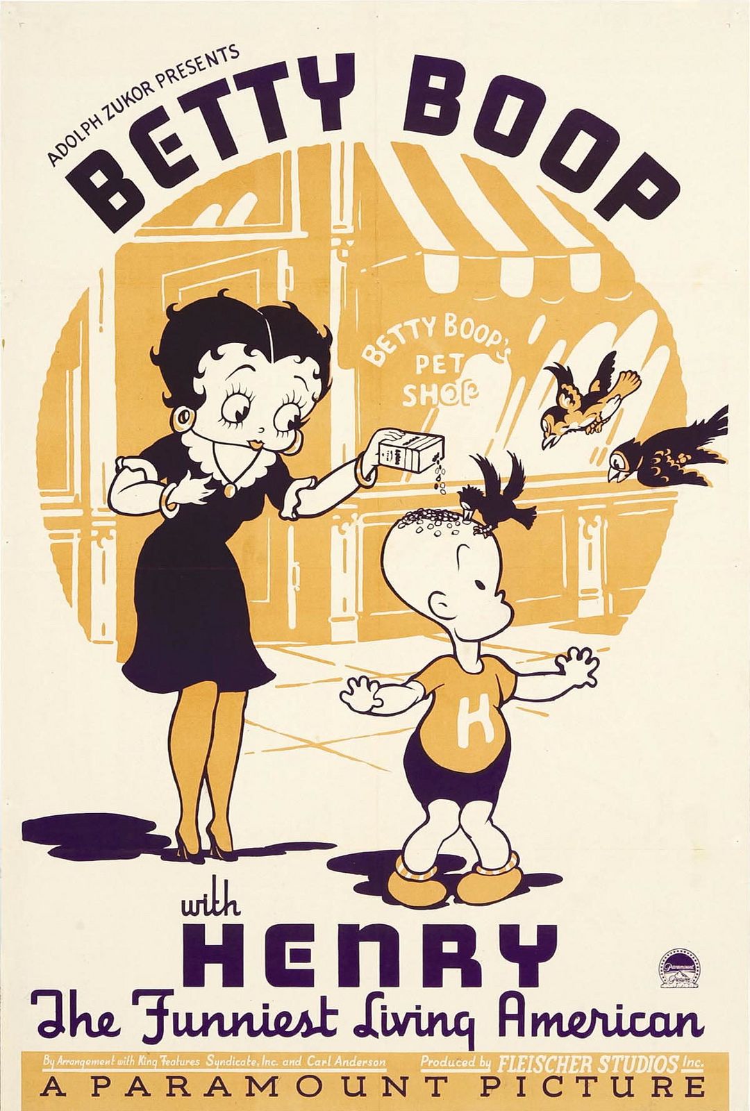 Betty Boop with Henry, the Funniest Living American-1935