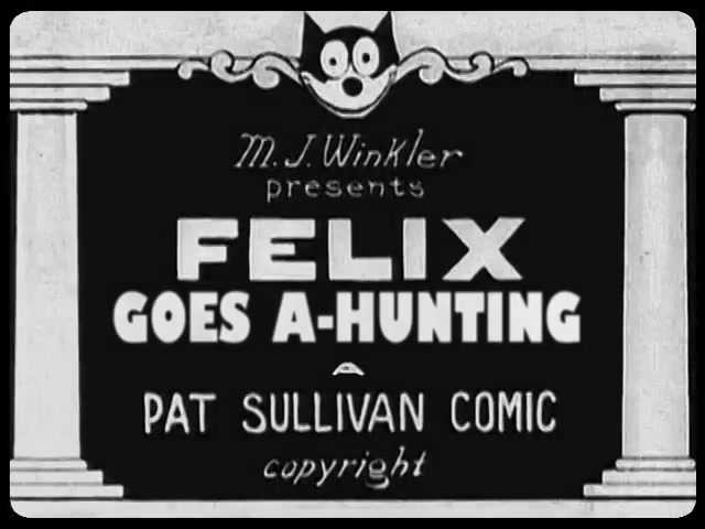 Felix the Cat – Felix Goes A-Huntin-1923